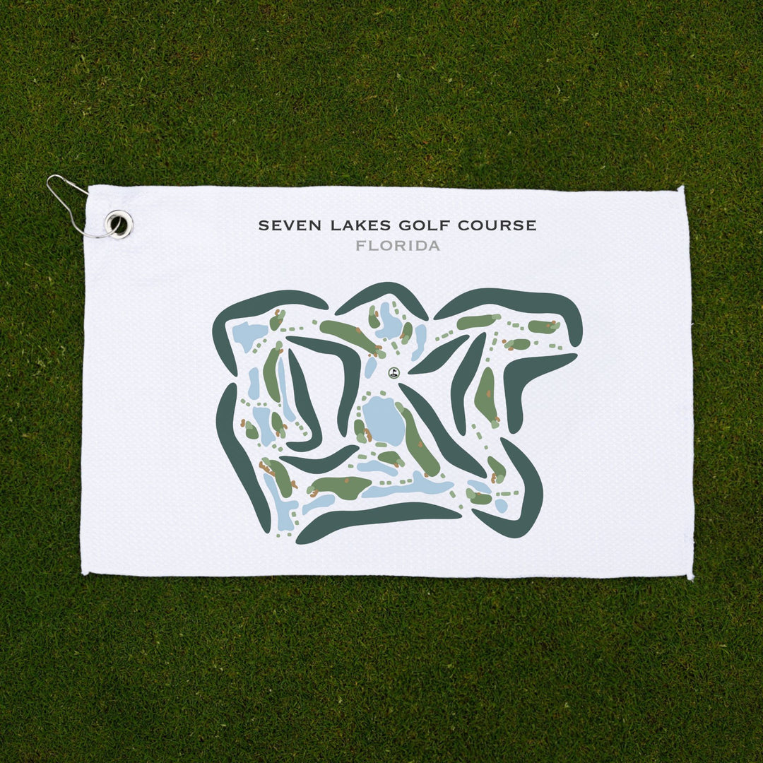 Seven Lakes Golf Course, Florida - Printed Golf Courses