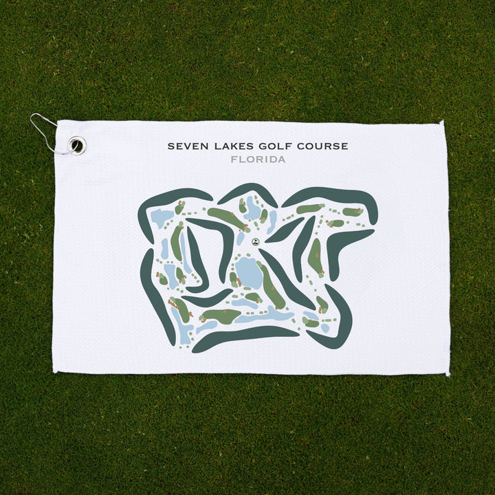 Seven Lakes Golf Course, Florida - Printed Golf Courses