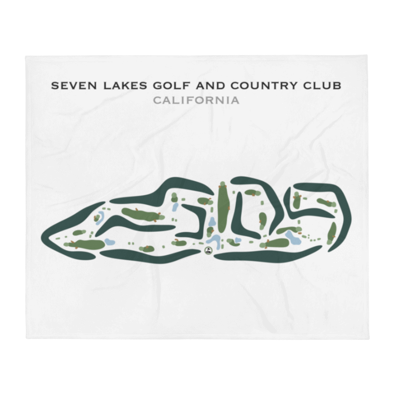 Seven Lakes Golf & Country Club, California - Printed Golf Courses