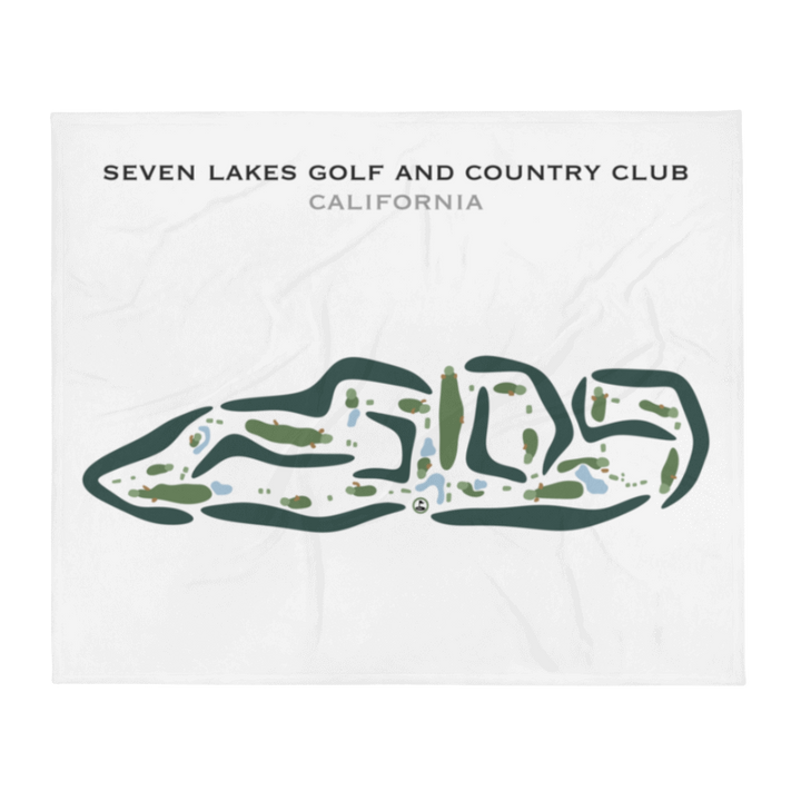 Seven Lakes Golf & Country Club, California - Printed Golf Courses