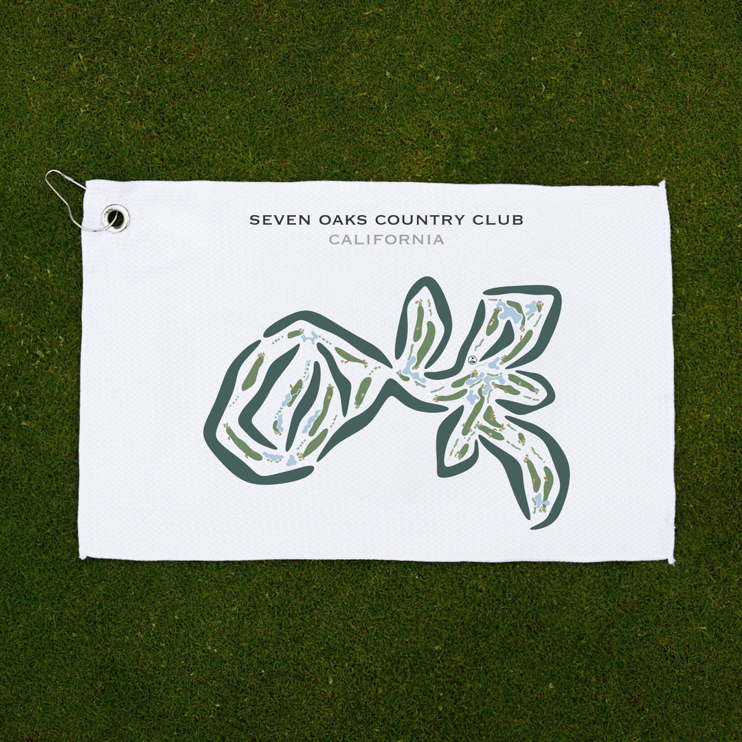 Seven Oaks Country Club, California - Printed Golf Courses