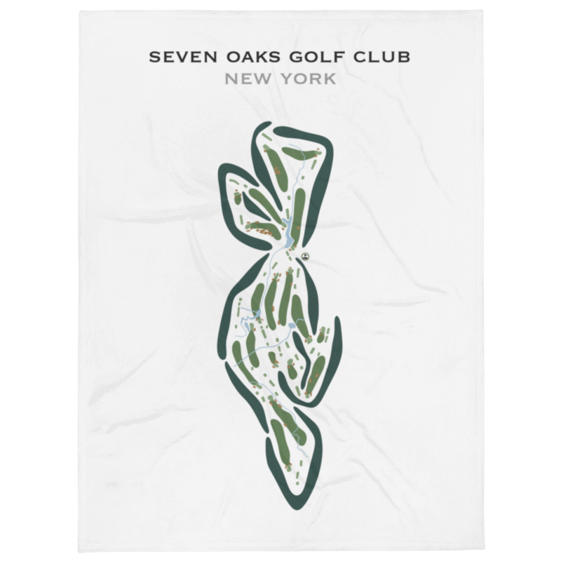 Seven Oaks Golf Club, New York - Printed Golf Courses