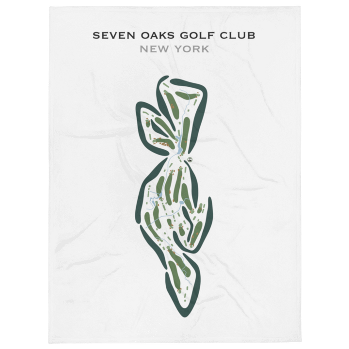 Seven Oaks Golf Club, New York - Printed Golf Courses