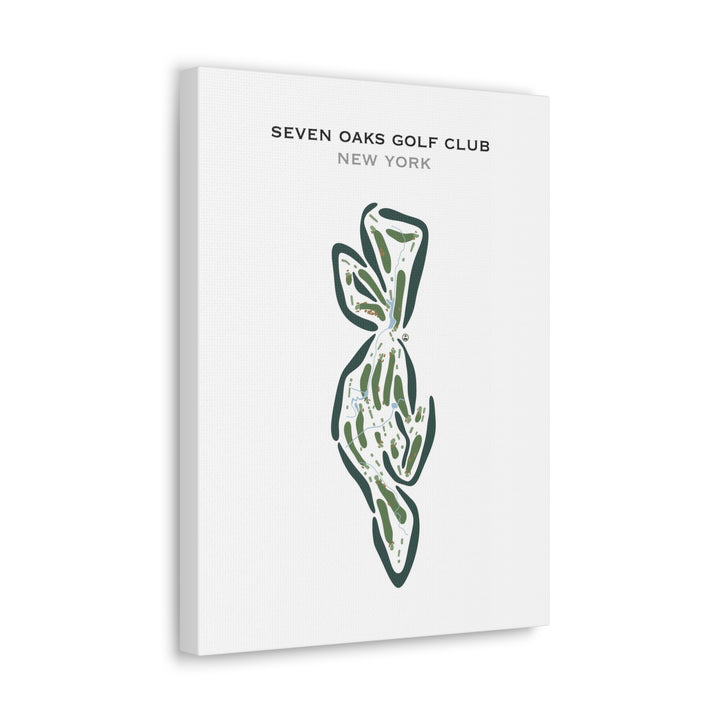 Seven Oaks Golf Club, New York - Printed Golf Courses