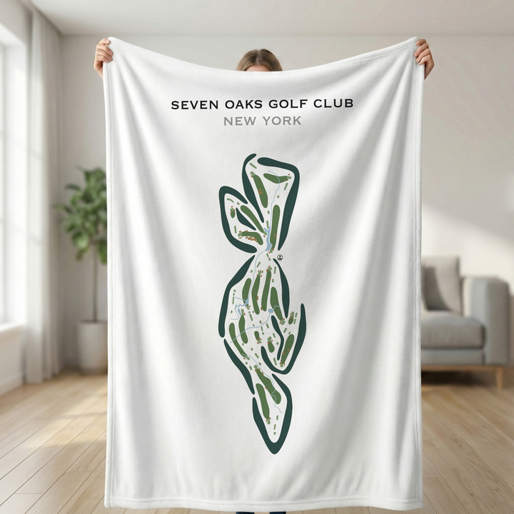 Seven Oaks Golf Club, New York - Printed Golf Courses