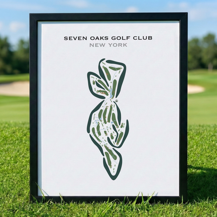 Seven Oaks Golf Club, New York - Printed Golf Courses