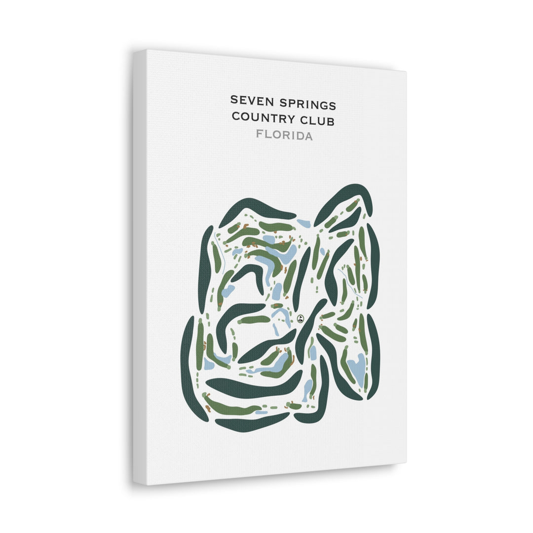 Seven Springs Country Club, Florida - Printed Golf Courses