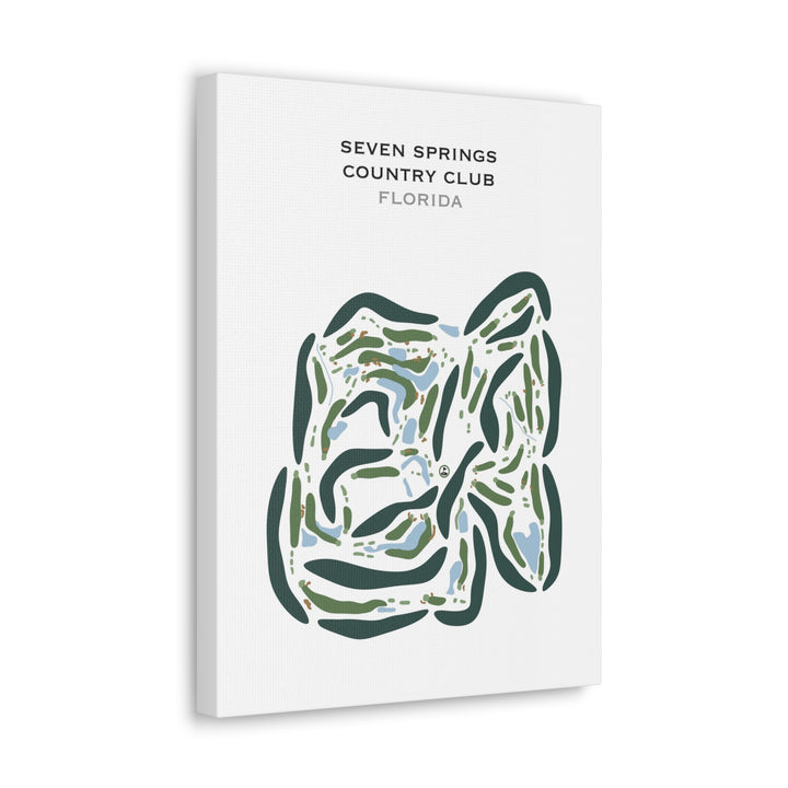 Seven Springs Country Club, Florida - Printed Golf Courses