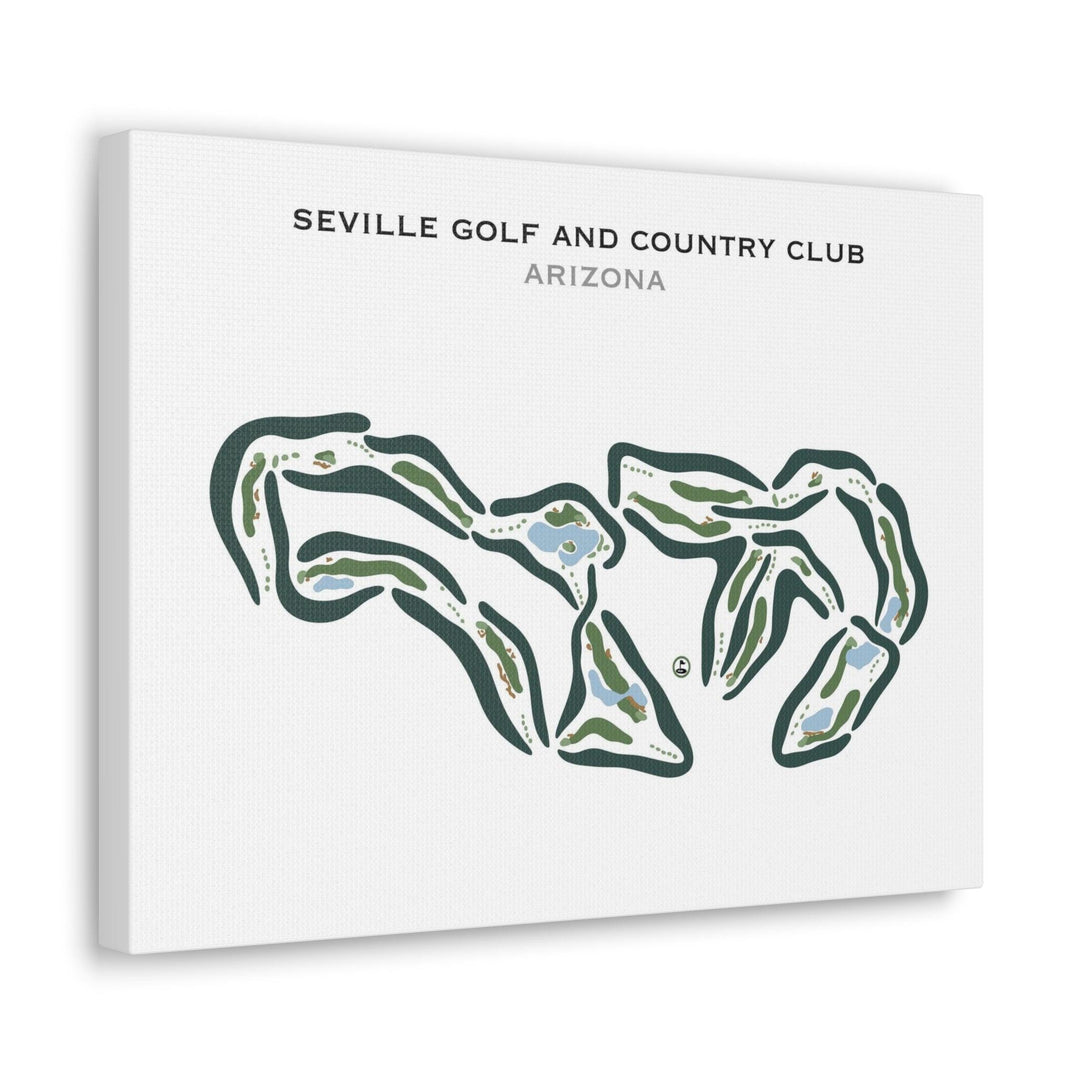 Seville Golf and Country Club, Arizona - Printed Golf Courses - Golf Course Prints