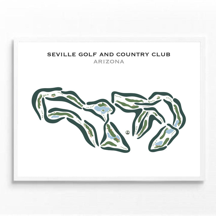 Seville Golf and Country Club, Arizona - Printed Golf Courses - Golf Course Prints