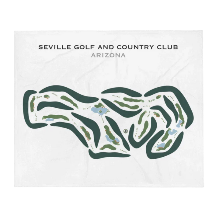 Seville Golf and Country Club, Arizona - Printed Golf Courses