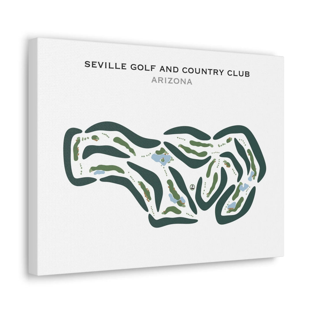 Seville Golf and Country Club, Arizona - Printed Golf Courses