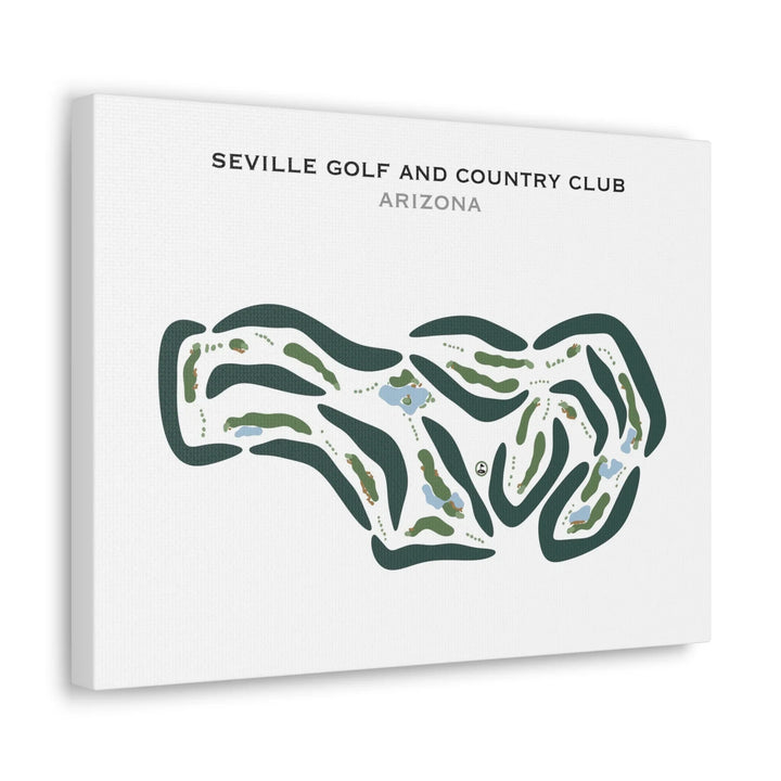 Seville Golf and Country Club, Arizona - Printed Golf Courses