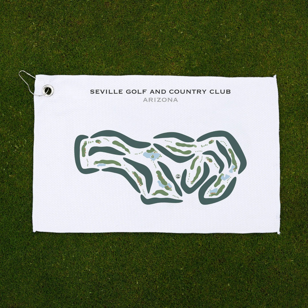 Seville Golf and Country Club, Arizona - Printed Golf Courses