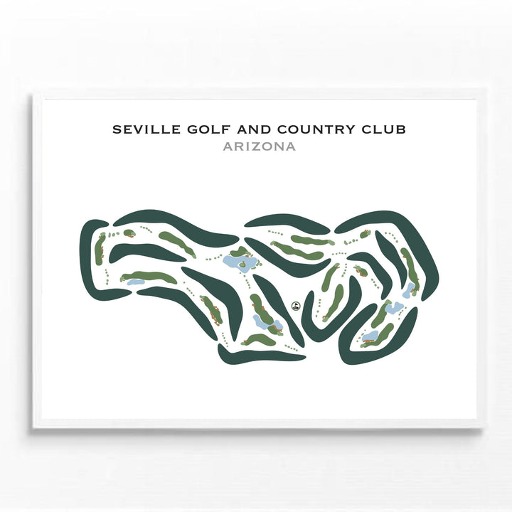 Seville Golf and Country Club, Arizona - Printed Golf Courses