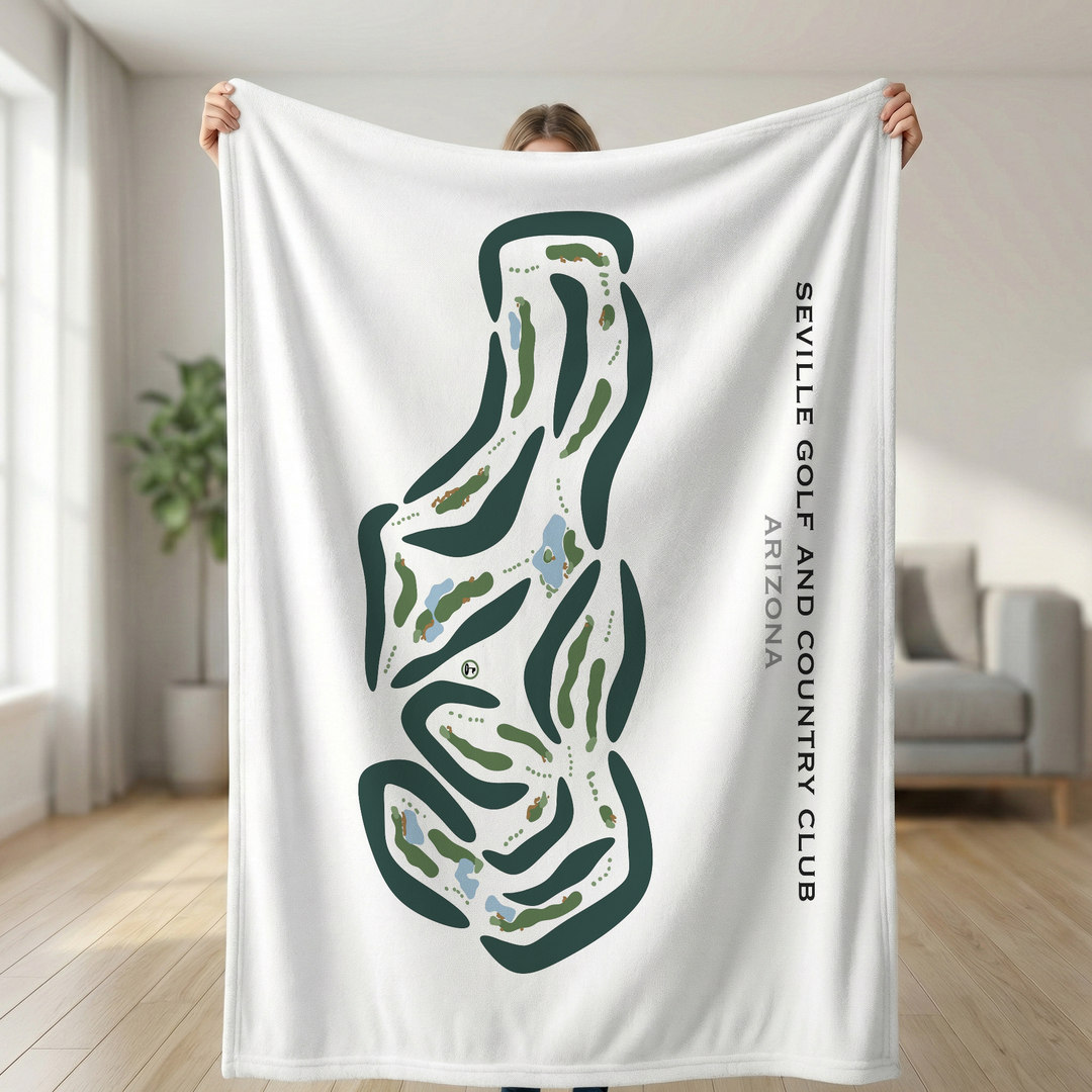 Seville Golf and Country Club, Arizona - Printed Golf Courses