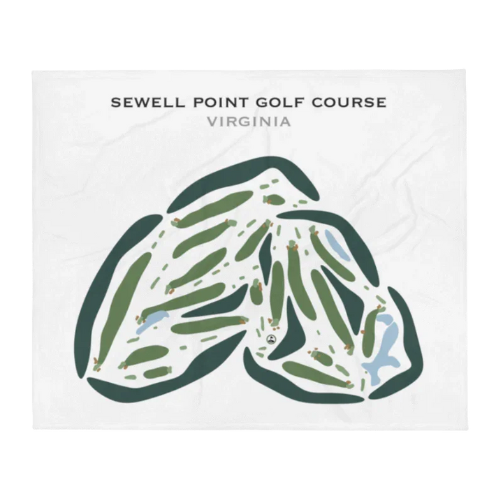 Sewells Point Golf Course, Virginia - Printed Golf Courses