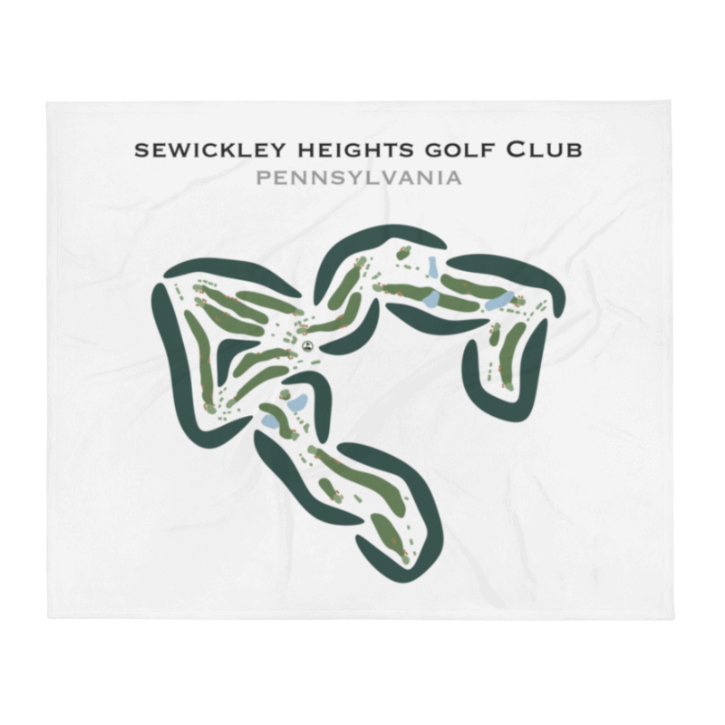 Sewickley Heights Golf Club, Pennsylvania - Printed Golf Courses