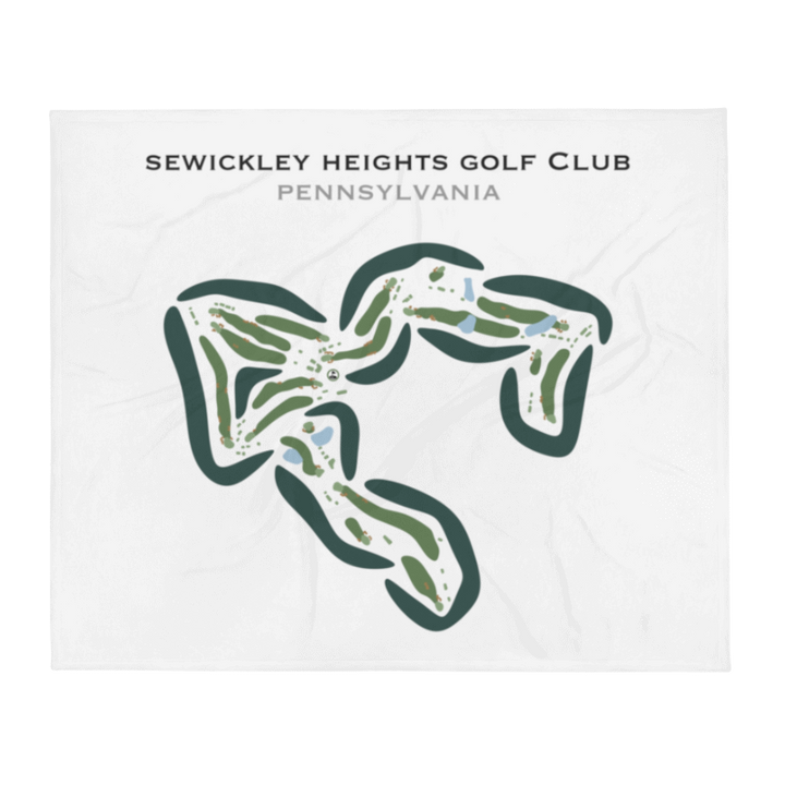 Sewickley Heights Golf Club, Pennsylvania - Printed Golf Courses