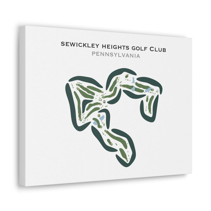 Sewickley Heights Golf Club, Pennsylvania - Printed Golf Courses