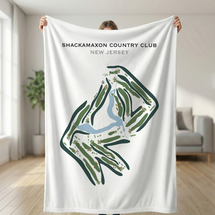Shackamaxon Country Club, New Jersey - Printed Golf Courses