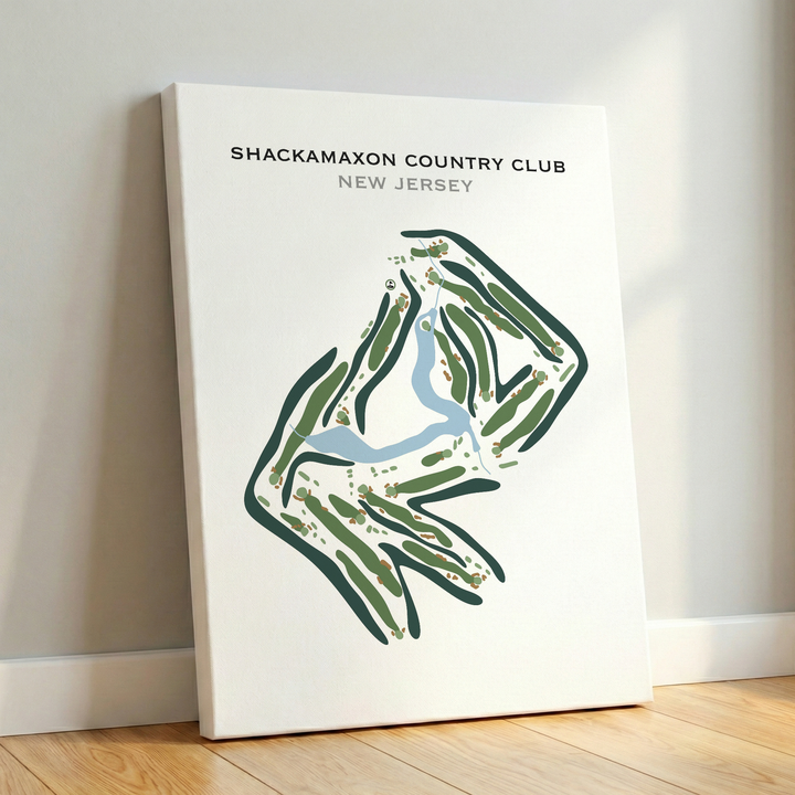 Shackamaxon Country Club, New Jersey - Printed Golf Courses