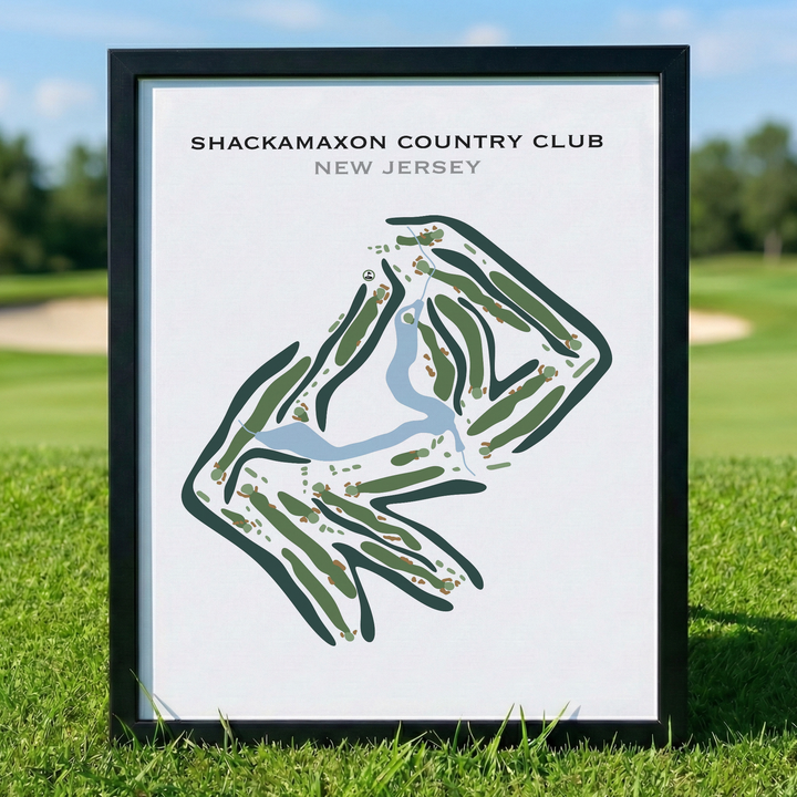 Shackamaxon Country Club, New Jersey - Printed Golf Courses