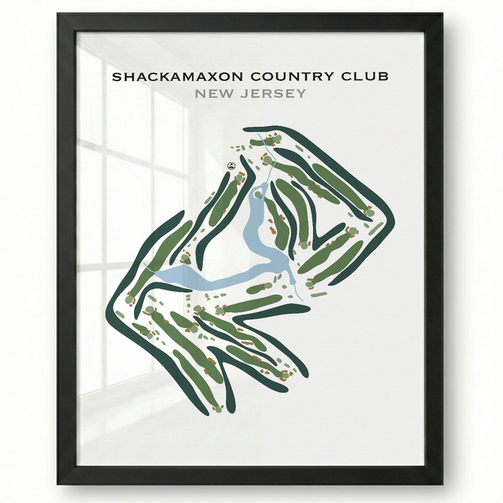 Shackamaxon Country Club, New Jersey - Printed Golf Courses