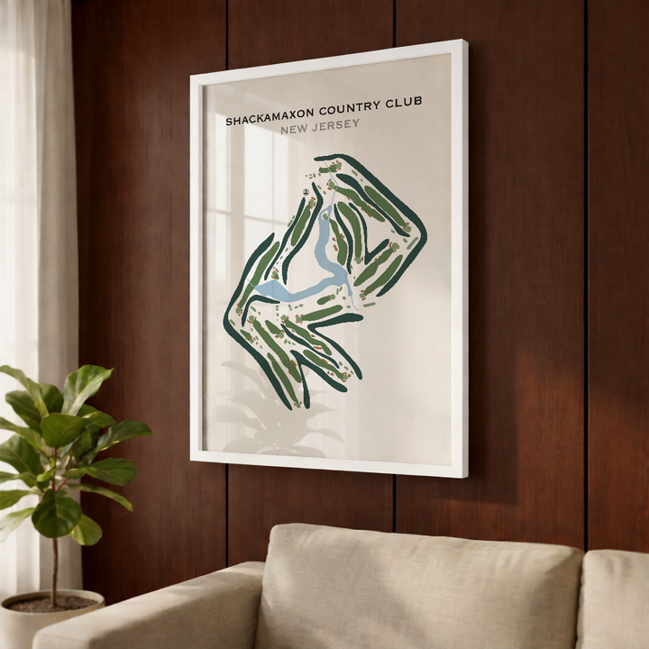 Shackamaxon Country Club, New Jersey - Printed Golf Courses