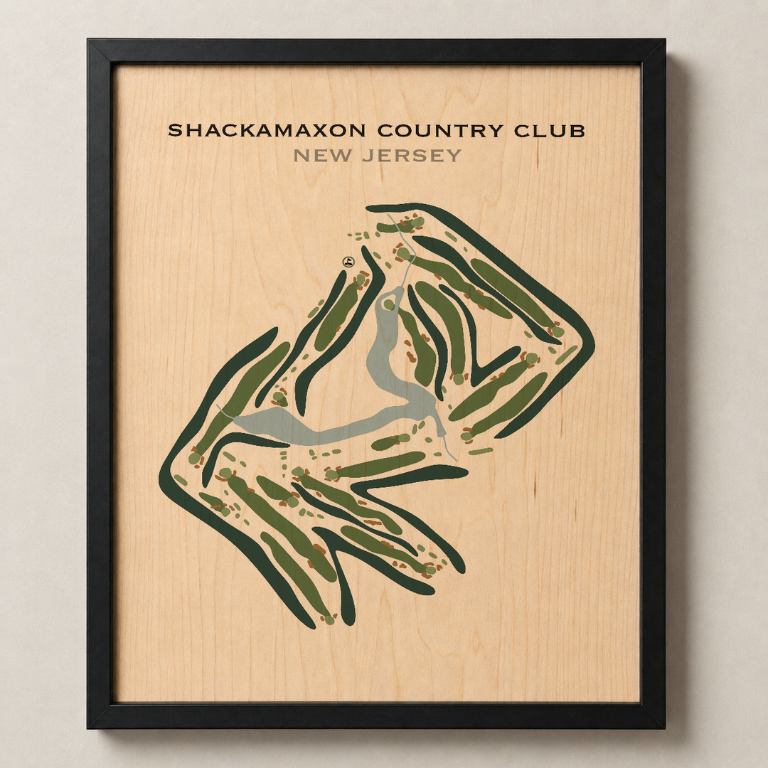Shackamaxon Country Club, New Jersey - Printed Golf Courses