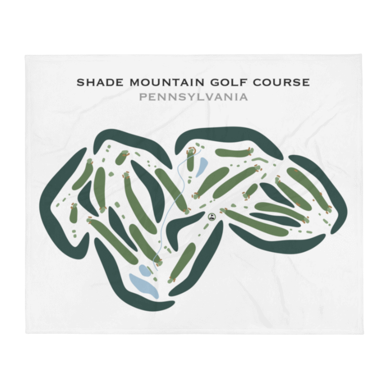Shade Mountain Golf Course, Pennsylvania - Printed Golf Courses