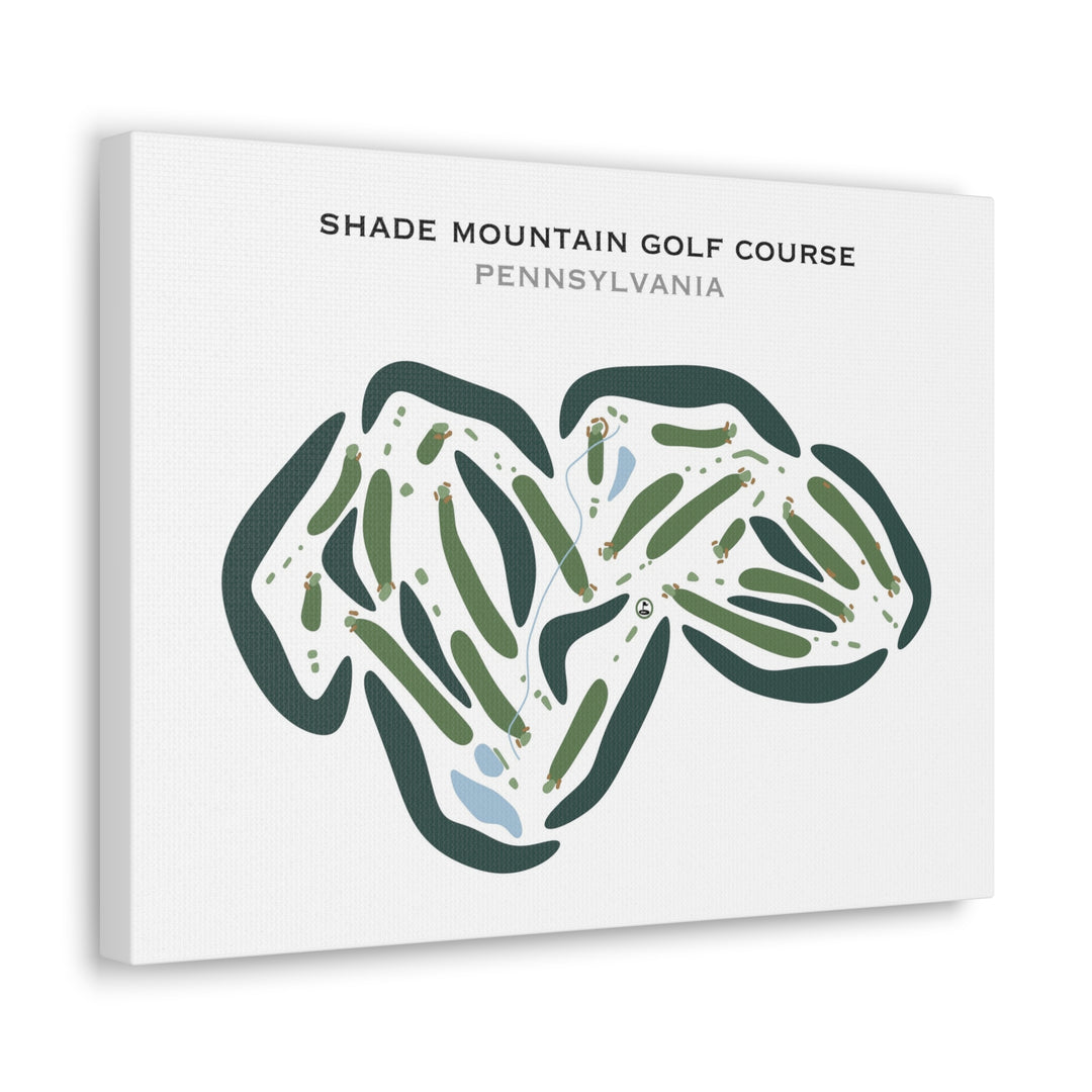 Shade Mountain Golf Course, Pennsylvania - Printed Golf Courses