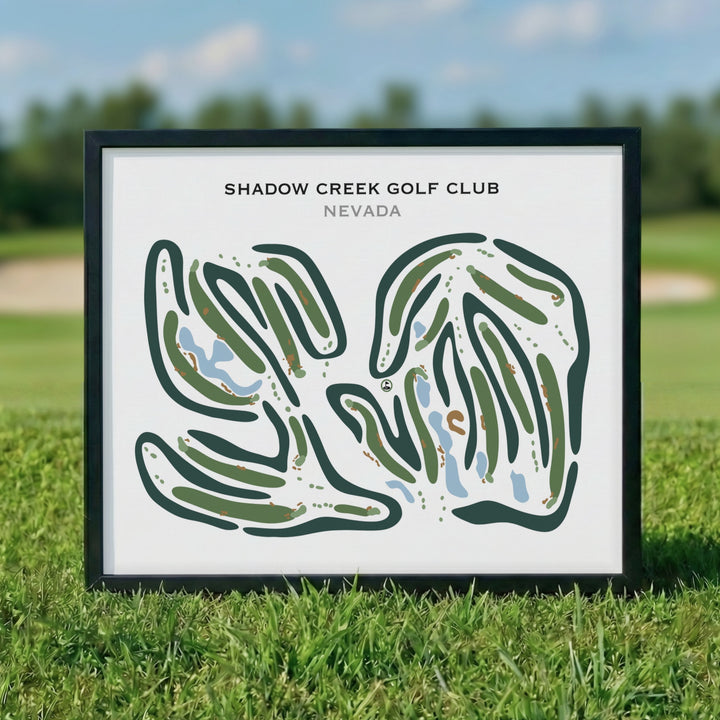 Shadow Creek Golf Course, Nevada - Printed Golf Courses