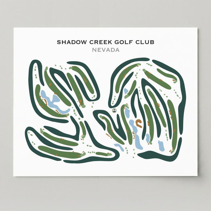 Shadow Creek Golf Course, Nevada - Printed Golf Courses
