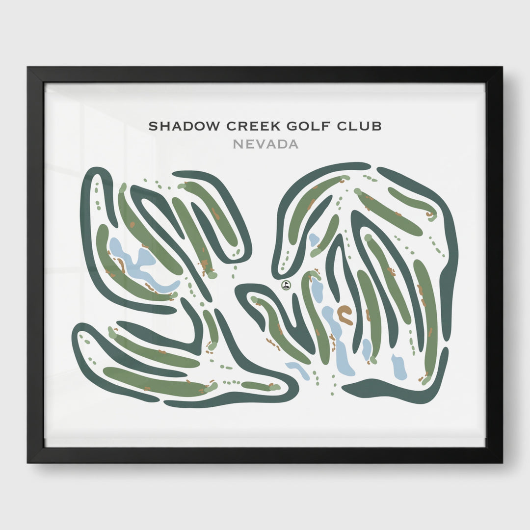 Shadow Creek Golf Course, Nevada - Printed Golf Courses