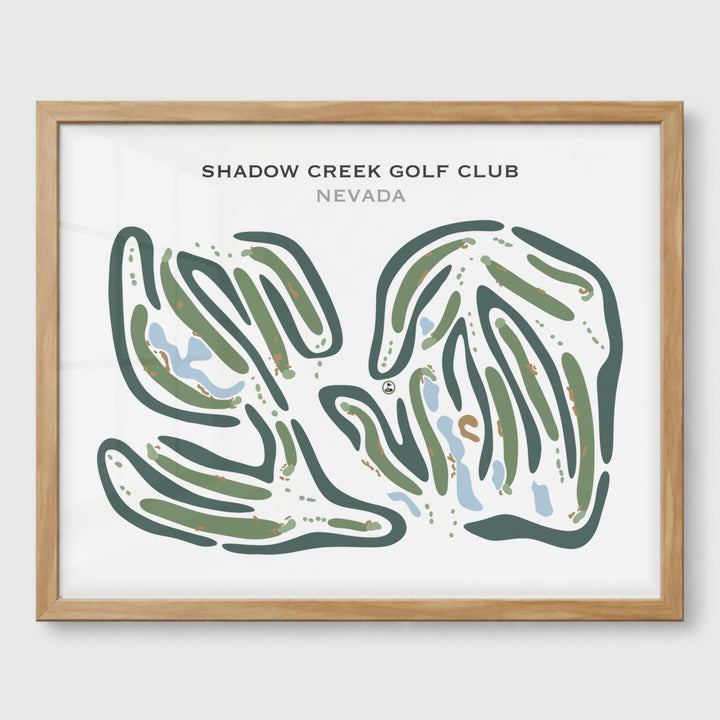 Shadow Creek Golf Course, Nevada - Printed Golf Courses