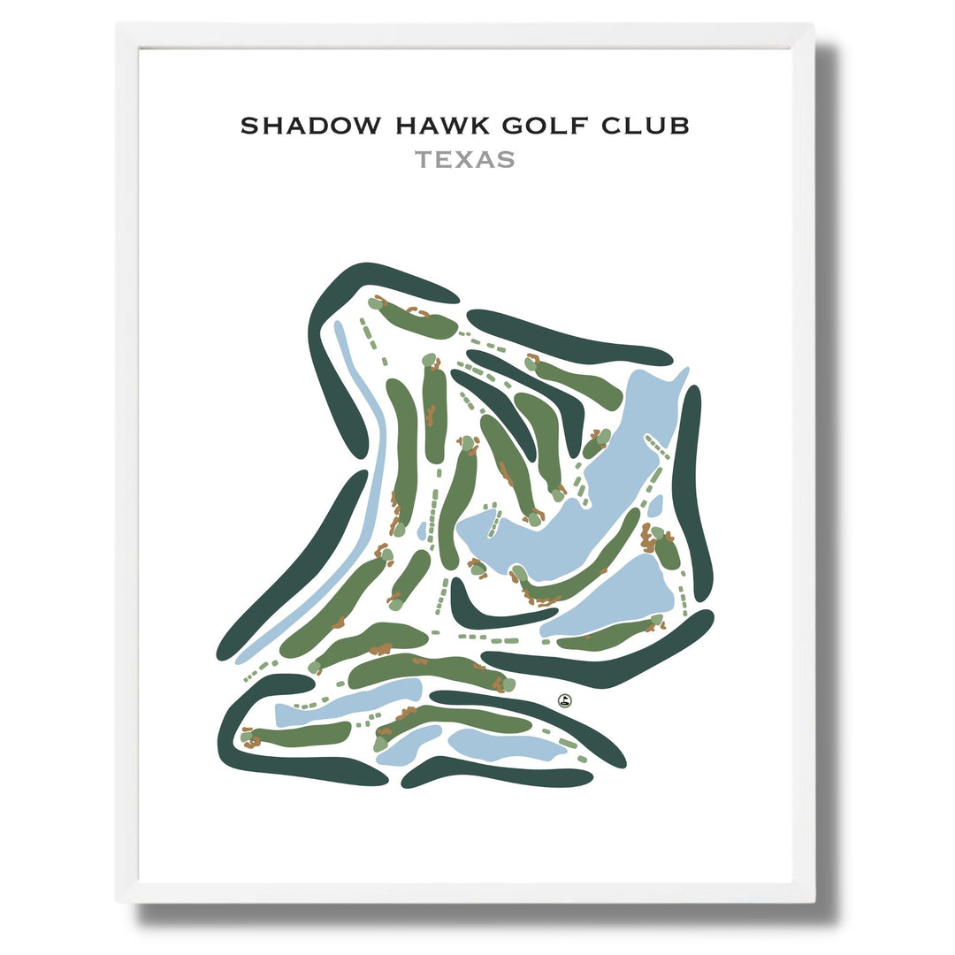 Shadow Hawk Golf Club, Texas - Printed Golf Courses