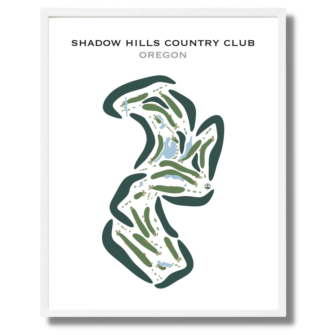 Shadow Hills Country Club, Oregon - Printed Golf Courses