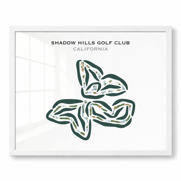 Shadow Hills Golf Club, California - Printed Golf Courses
