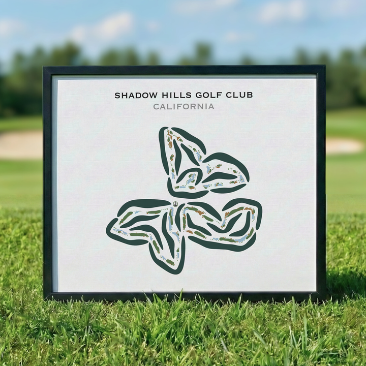 Shadow Hills Golf Club, California - Printed Golf Courses
