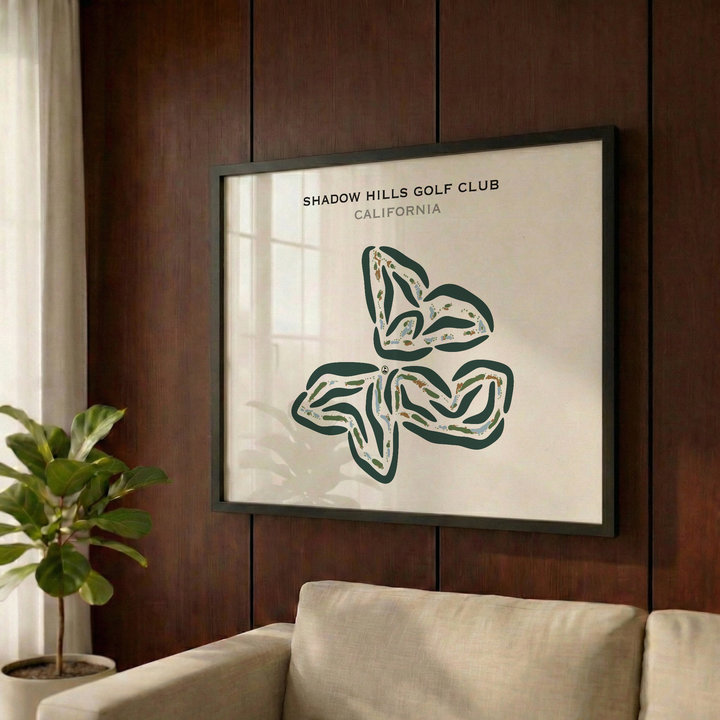 Shadow Hills Golf Club, California - Printed Golf Courses