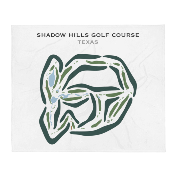 Shadow Hills Golf Course, Texas - Printed Golf Courses