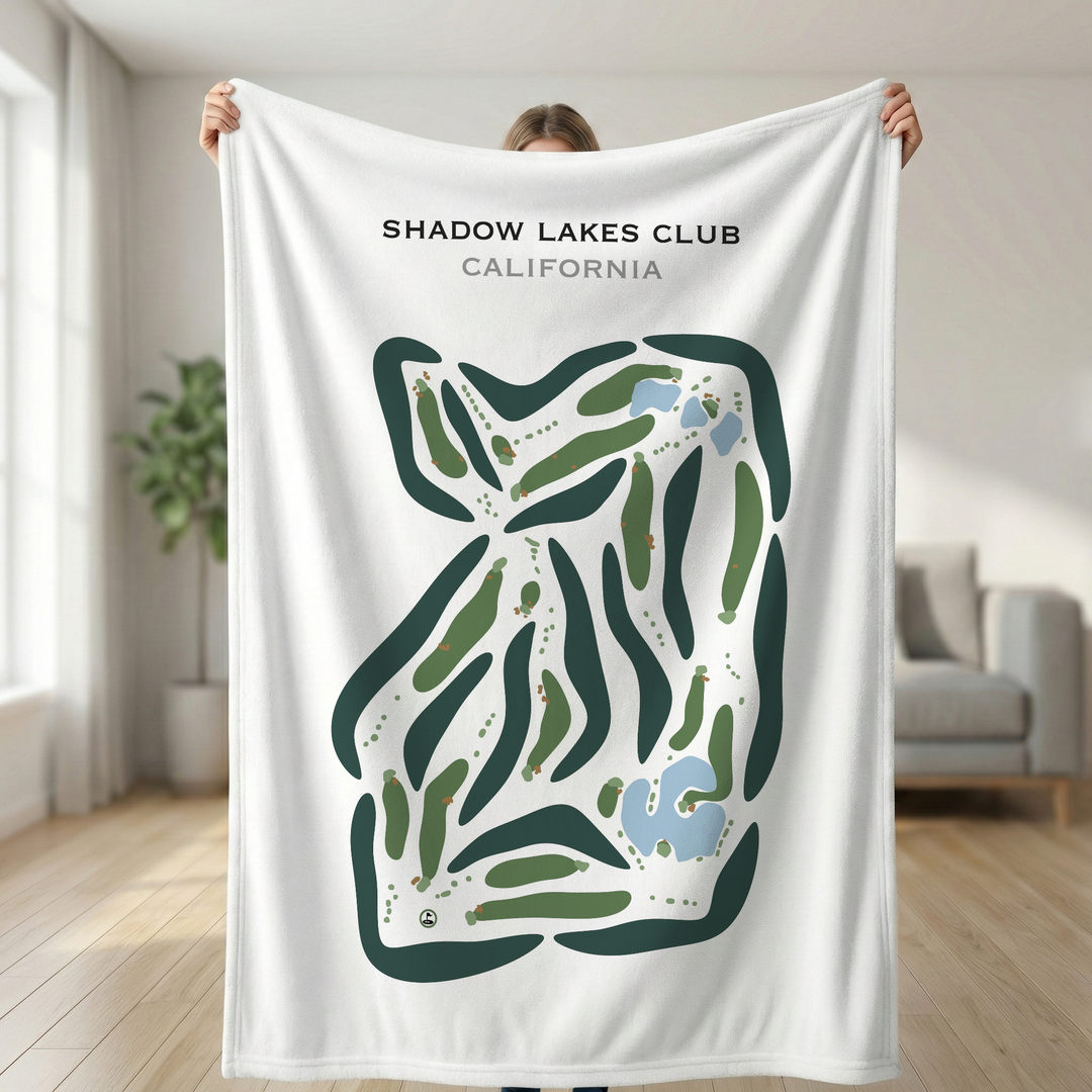 Shadow Lakes Club, California - Printed Golf Courses