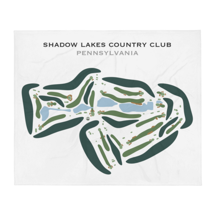 Shadow Lakes Country Club, Pennsylvania - Printed Golf Courses
