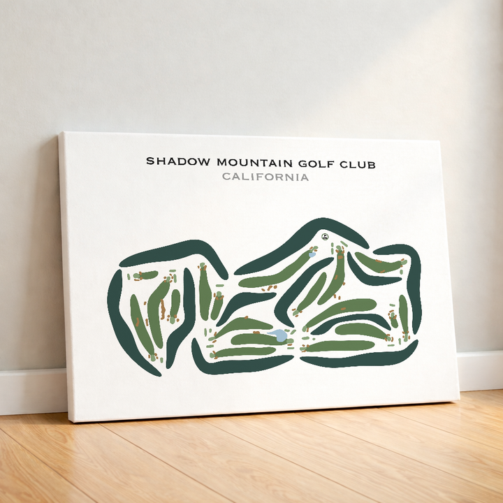 Shadow Mountain Golf Club, California - Printed Golf Courses