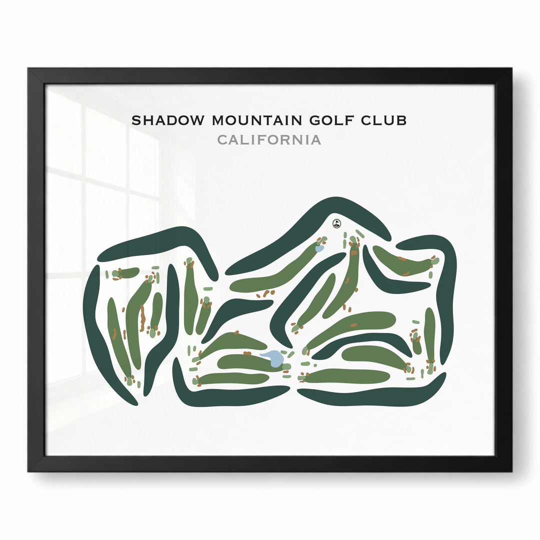 Shadow Mountain Golf Club, California - Printed Golf Courses