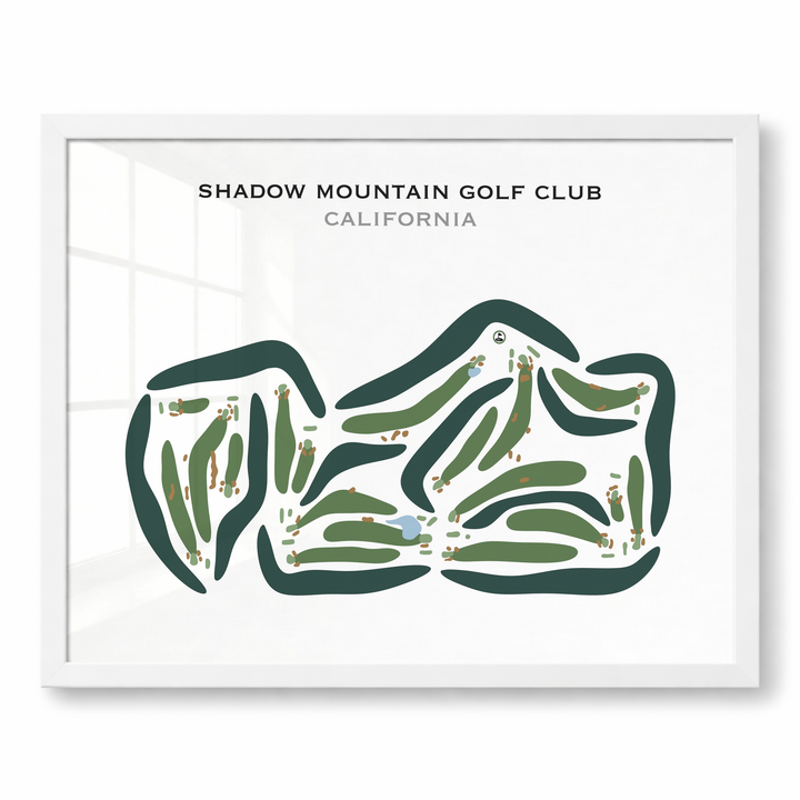 Shadow Mountain Golf Club, California - Printed Golf Courses