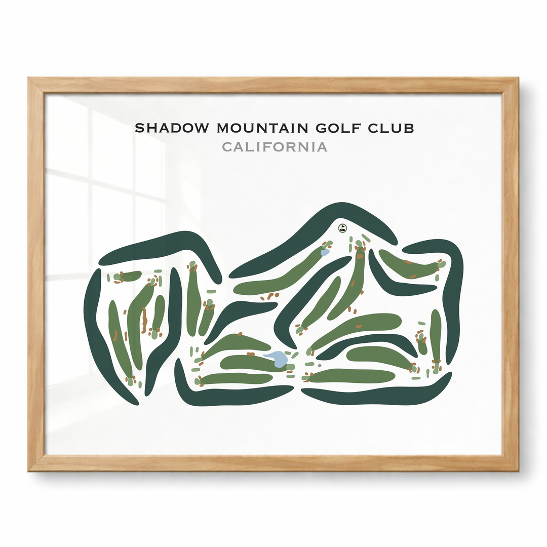 Shadow Mountain Golf Club, California - Printed Golf Courses