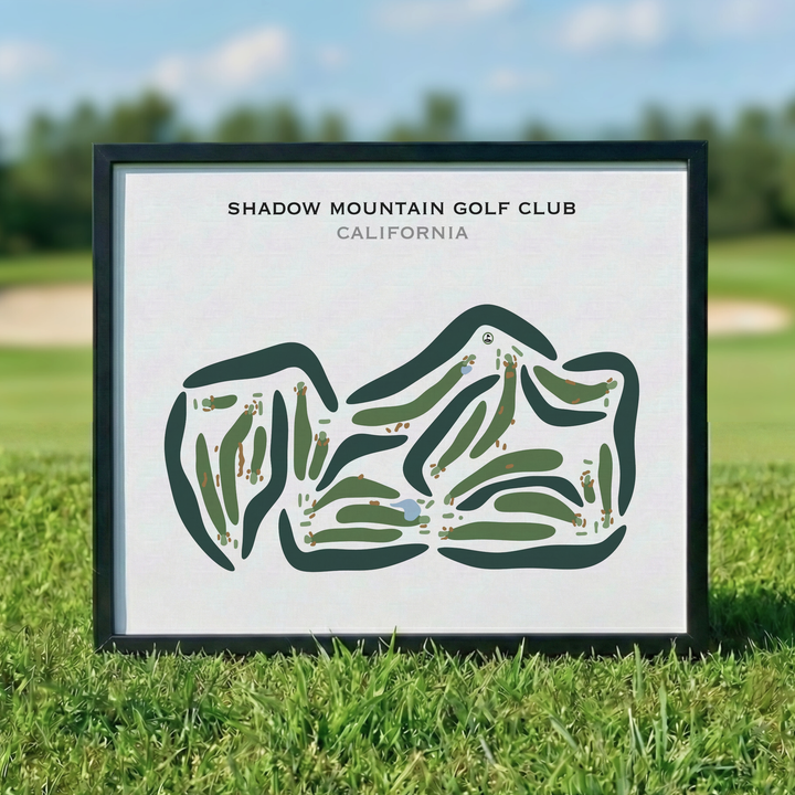 Shadow Mountain Golf Club, California - Printed Golf Courses