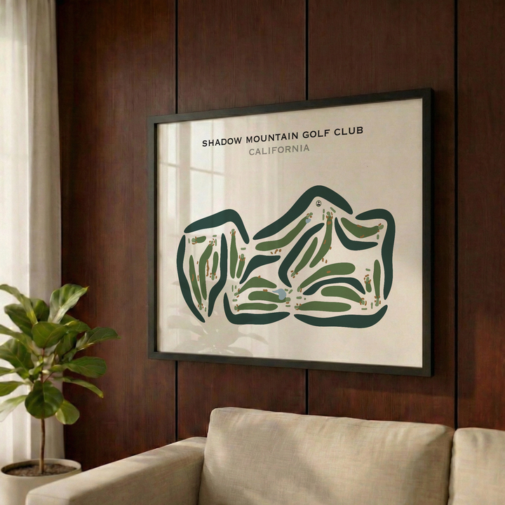 Shadow Mountain Golf Club, California - Printed Golf Courses